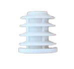 Бяла пластмасова сглобка и тапа за мебелни сглобки